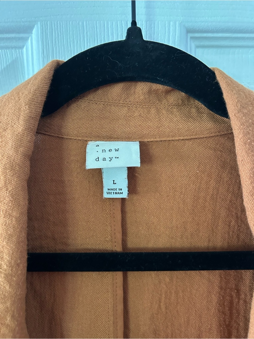 a new day Rust Open-Front Blazer - Picture 3 of 5